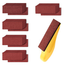 Viaky Sanding Paper 31Pcs, 30 x 93mm Sandpaper Mixed 80 120 180 240 400Assort Grit