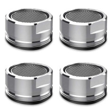 4 Pcs Water Saver Spout Filter Mesh Tap Head Faucet Aerator Replacement Parts Insert Nozzle Kitchen Bathroom Shower Sink Basi 24mm Tool Regulator