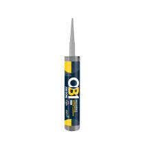 OB1 Grey Multi-Surface Construction Sealant & Adhesive - Hybrid Technology - Excellent Chemical Resistance - Water Resistant - Weather Resistant