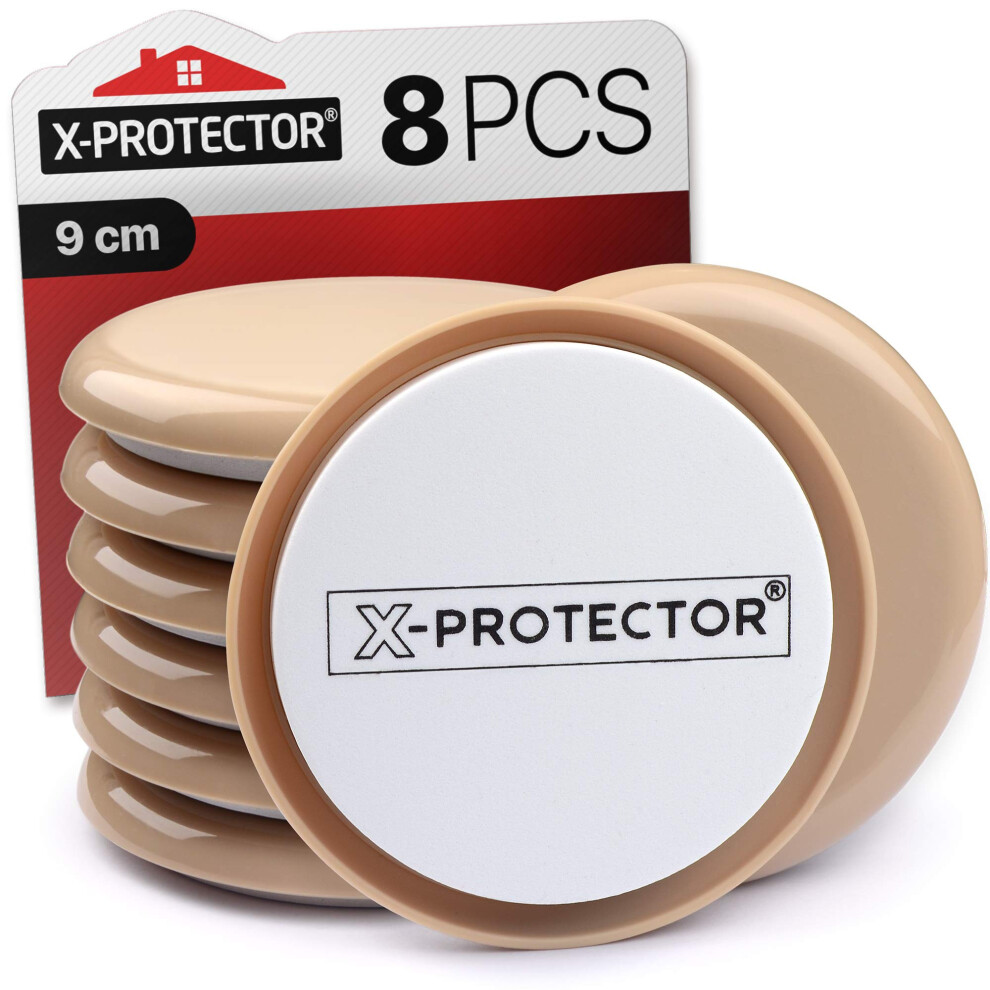Furniture Sliders For Carpet 8 Pcs 9Cm X-Protector Â Moving Pads Sliders For Furniture 5051226930065