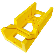 Hanpex 300mm Heavy Duty Mitre Box Cuts Both 45 Degree and 90 Degree Miter Angles for Accurate Cutting