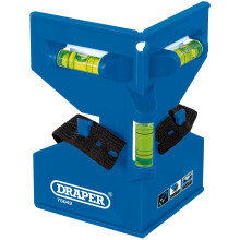 Draper Post Spirit Level | Fence Post Spirit Levelling Tool | Magnetic Pads and