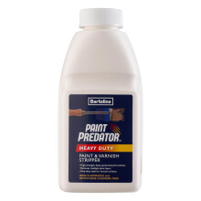 Bartoline Paint Predator Heavy Duty and Varnish Stripper 500 ml, Professional Strength, Non-Caustic Remover for Wood, Metal and Masonry