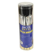 Arctic Hayes Flux Brushes to apply Flux or Glue, Tub of 25, 20mm length each