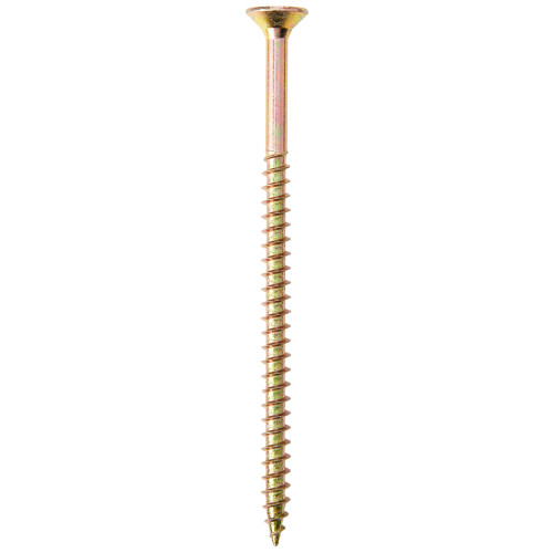 Forgefix ForgeFix Multi-Purpose Single Thread Screws | 6.0 x 100mm | Zinc Yellow Passivated | Box 100, packaging may vary