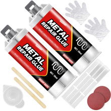 Metal Glue 100ml, High Strength Epoxy Repair Glue, Liquid Metal Adhesive for Welding Stainless Steel, Aluminum Alloy, Copper, Glass