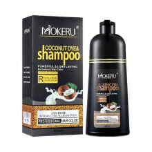 (Dark brown) Hair Color Shampoo Coconut Hair Dye Shampoo Hair Instant Coloring in Minutes,500ml
