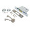 Era 2.5-inch/ 64mm 3 Lever Deadlock - Chrome Effect 1