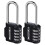 FOBOZONE Combination Padlock, 4 Digit Outdoor Waterproof Resettable Code Padlock,for Gym Locker, Cabinet,Shed, Hasp,Gate, Tool Box,School Locker Lock 1