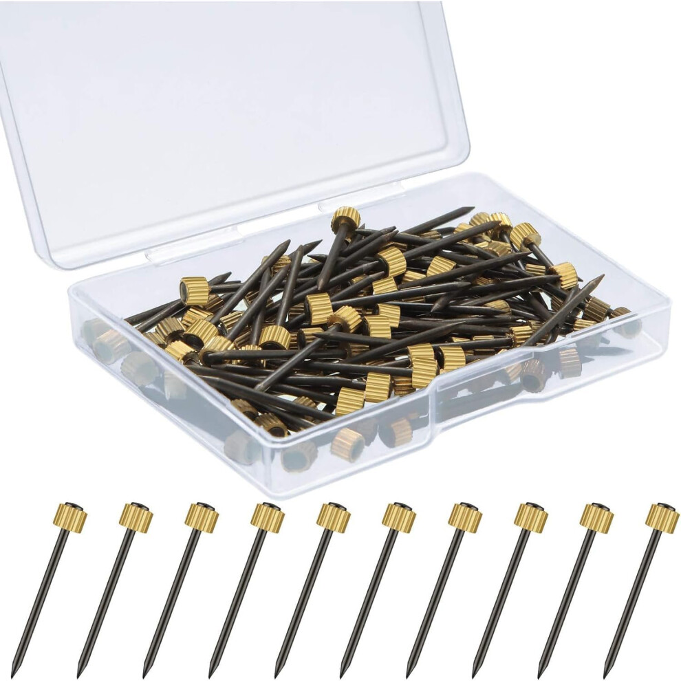Briteco 50Pcs Metal Plaster Picture Frame Hangers - Picture Hooks For Walls, Photos, Artwork, Mirrors, Picture Hanging Nails 5051226891656