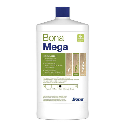 Bona Mega Matt 1 Litre - Floor Lacquer
