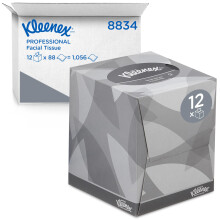 Kleenex Facial Tissue Box, 2-Ply White Tissues, Strong & Absorbent, Fragrance-Fr