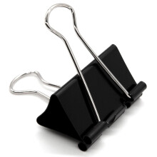 Bulldog Clips 60MM Extra Large 6PCS Paper Clips Heavy Duty Binder Giant xl Clip 2.4inch (Black)