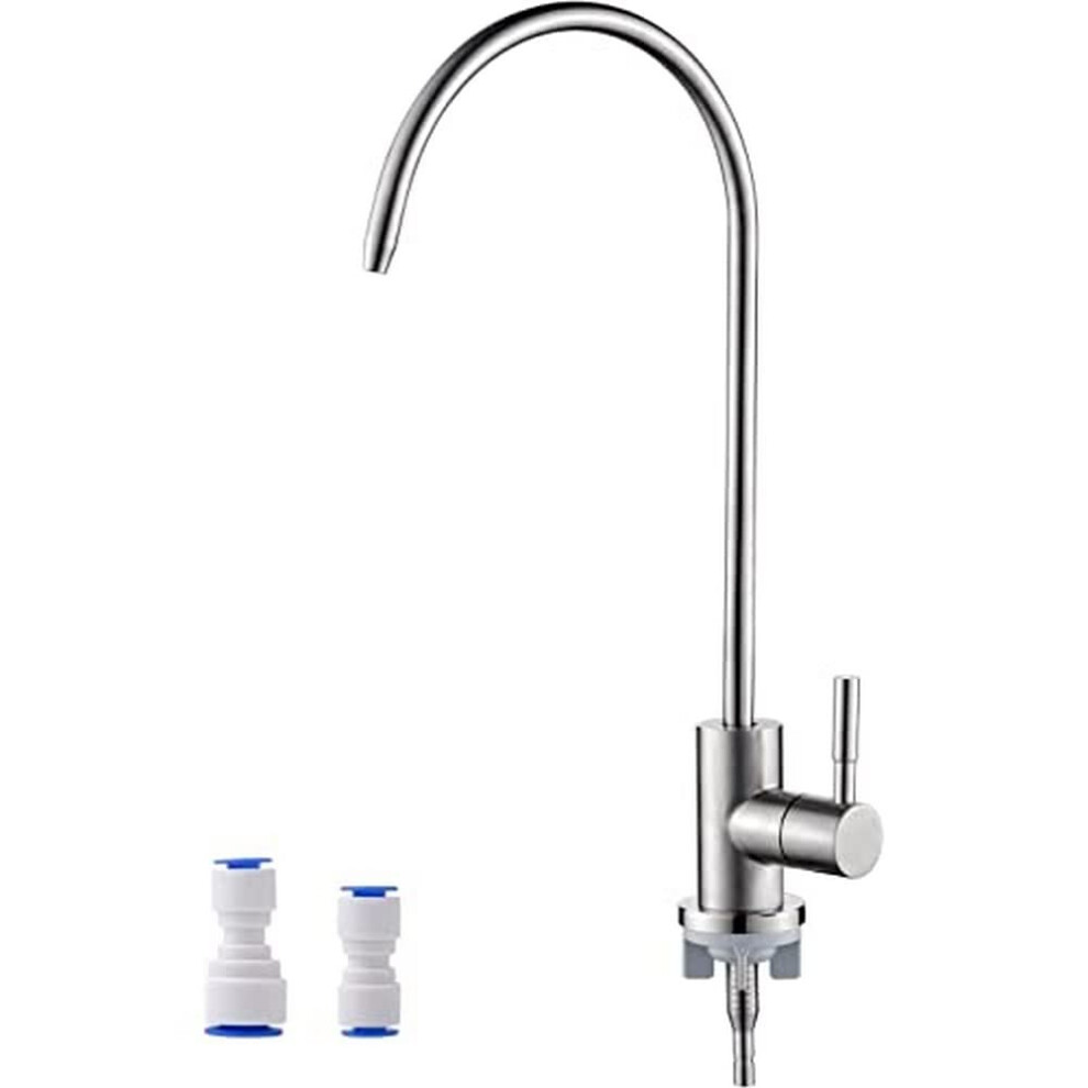 Ibergrif M22301a Drinking Water Filter Kitchen Tap,304 Stainless Steel Modern Single Lever Home Water Filter Faucet For Uk, 360 Swivel, Reverse Osmo 5002081576073