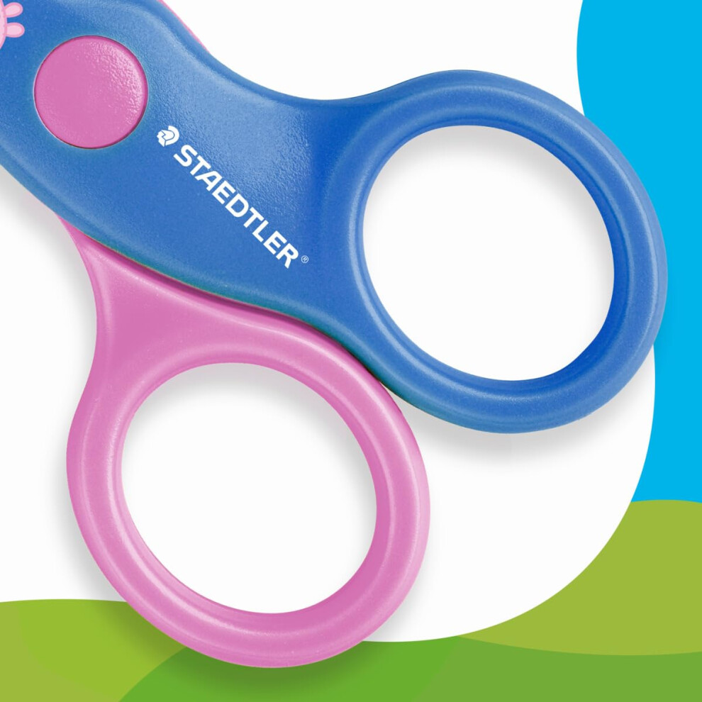 Staedtler Peppa Pig X Noris Junior Toddler Safety Scissors - For Kids Aged 2+ Years Arts & Crafts Activities, 965 40Bkl1