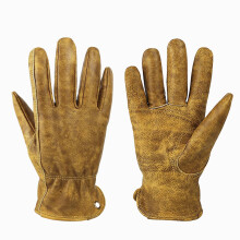 OLSON DEEPAK Mens Cowhide Leather Work Gloves Large,Oiled Leather Gardening Gloves Womens,Utility Safety Working Gloves for
