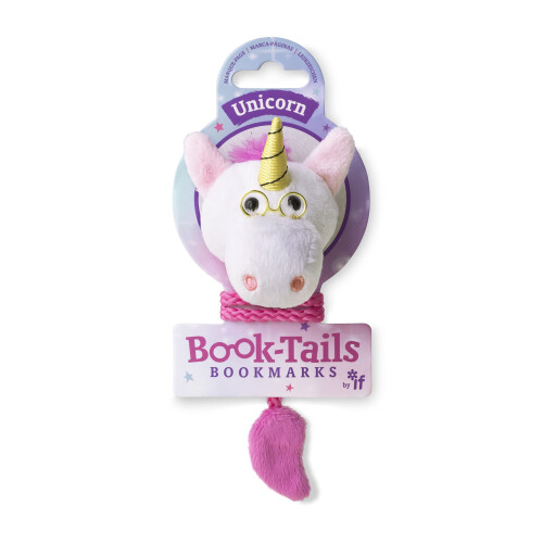 IF Book-Tails Bookmark - Unicorn, White