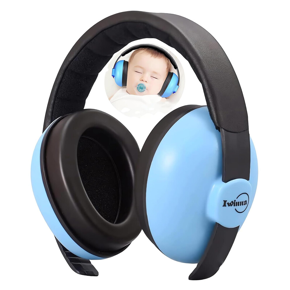 Baby Ear Defenders 0-3 6-12 12-24 Months, Noise Cancelling Headphones For Infants Toddlers, Soft Ear Muffs For Airplane Travel, Sleep & Loud Events 5051226910609