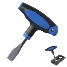 1PCS Large Flat Head Screwdriver Blue Flat Head Screwdriver Iron and Plastic Large Screwdriver Easy to Use Ergonomic Handle Flat Head Slotted