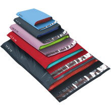 50 Mixed Size Color Mailing Bags, Self Seal Strong Waterproof Poly Plastic Envelopes for Parcels, Packaging, Small, Medium, Large Mail