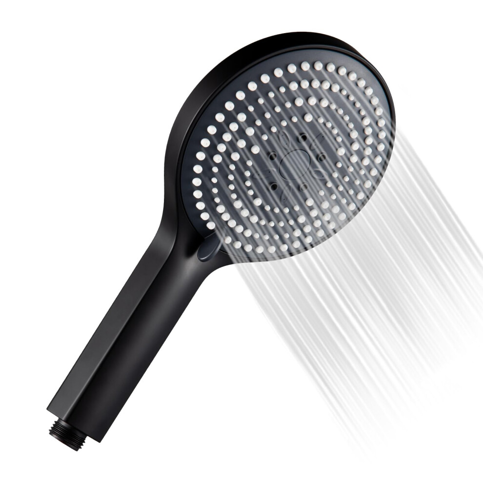 Offo Shower Head,6 Modes Handheld Shower Head Large Powerful Boosting Handheld Showerhead For Low Water Pressure Showerhead,Matte Black 5051226900433