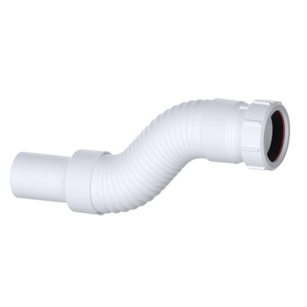 Plumbez 1Â½Â³ (40Mm) Flexible Waste Pipe Â Sink/Basin Waste Connector, Compression X Spigot Or Compression X Compression, Trap Pipe Repair 5051226902086