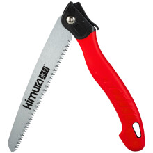 Kimura Pro Pruning Saw - Folding Hand Saw, Premium Japanese SK5 Steel, Ergonomic Soft Non-Slip Handle, Hanging Loop for Storage
