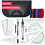 CALCUSO 15-Piece Maths Set & Professional Geometry Set – Precision Center-Wheel Compass for Maths & Drawing 1