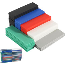 90 PCS Packers, 28mm x 100mm Flat Plastic Glazing Packers (1-6mm), Window Packers, Spacers, Plastic Packers, Shims for DIY, Home Improvement, Window
