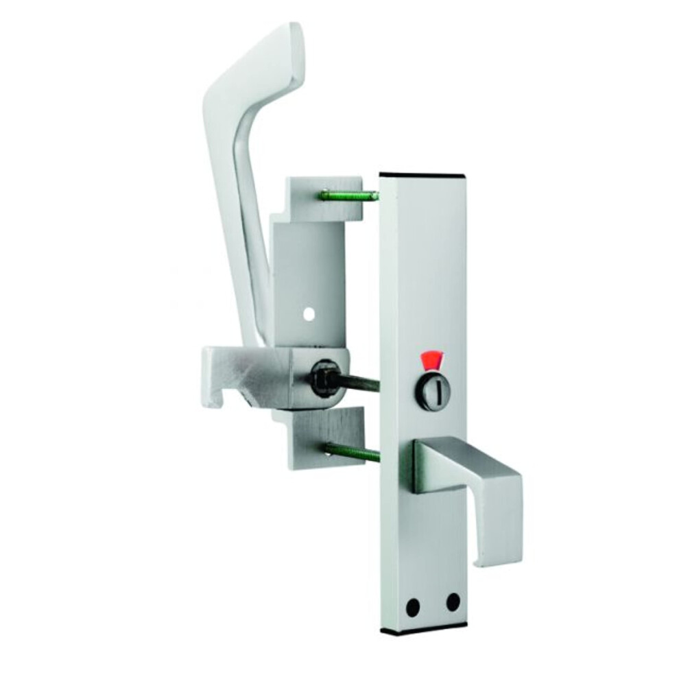 Disabled Toilet Handle Set - Satin Anodised Aluminium 5051226994401