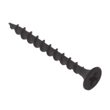 ForgeFix Drywall Screws Coarse Thread | 3.5 x 38mm | Black Phosphate | Box 200