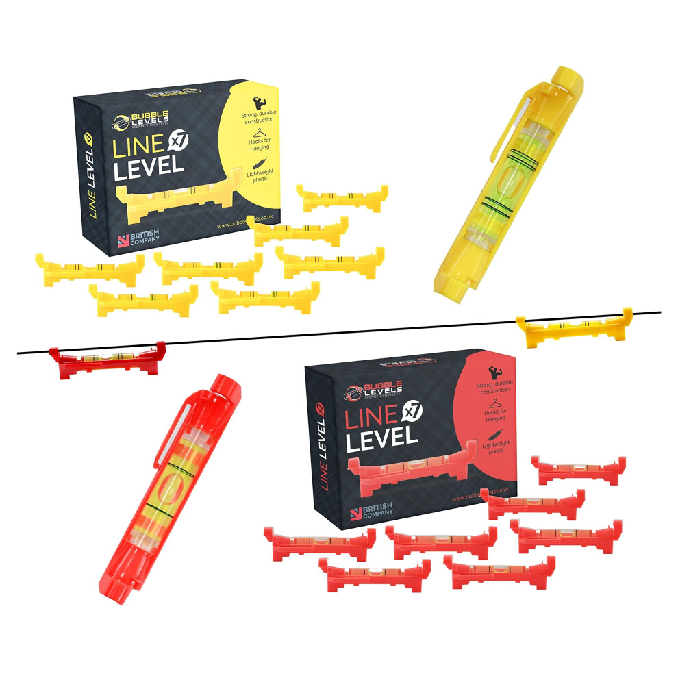 Bubble Levels' - 7X Pocket Bubble Level For Builders Line | Hanging String Bubble Level Set For Building Trades, Engineering, Surveying, Metalworking 7693842163953