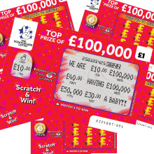 Pack of 6 Pregnancy Announcement Idea Baby Reveal Lottery Scratch Cards Fun Way To Announce Your Pregnant Novelty Fake Scratchcards Gift