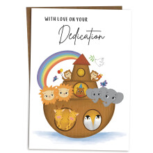 BYANIKA Happy Dedication Day Card | Religious Milestone Gift | On Your Dedication Day | For Granddaughter, Grandson, Goddaughter, Godson, Son