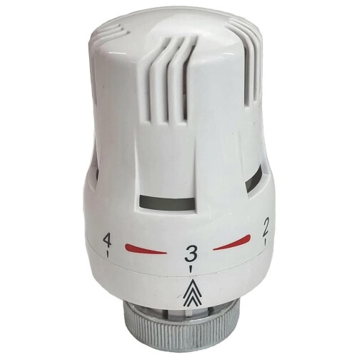 White Thermostatic Radiator TRV Valve Head Replacement