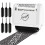 Miseyo Identity Theft Protection Roller Stamp Set - White (6 Refill Ink Incleded) 1