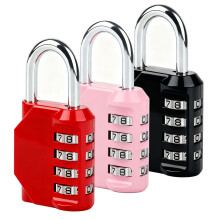 3 Pcs 4 Digit Combination Padlocks Lock, Heavy Duty Metal Padlocks with Code Waterproof for Outdoor Gate Shed School Gym Locker Combination Padlock
