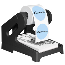 Guermok Thermal Shipping Label Holder for Rolls & Fan-Fold, Fragile Stickers for Shipping