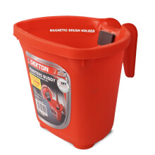 Dekton Painters Buddy -holds Up To 1 Litre Of Paint| Magnetic Holder Keeps Paint Brush Clear Of Paint| Jug-style Handle Has A Reinforced Spine With S