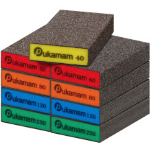 9 PCS Sanding Blocks 40/60/80/120/220 Grit Wet Dry Sandpaper