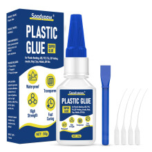 Soodyoow 30g Plastic Glue Extra Strong, Fast Cure Clear Super Glue, ABS Adhesive for Plastic, Model, Acrylic Glass, PLA, 3D Print