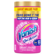 Vanish Gold Oxi Action Stain Remover Powder for clothes, 1.5kg, No Pre-Treat Needed, Safe on Colours & Whites