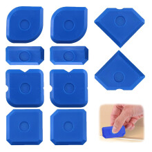 JollyDragon 10 Piece Silicone Sealant Finishing Tool Set,Portable Caulking Tools For Caulking And Sealing,Multi-Edge Silicone Smoothing Tool With