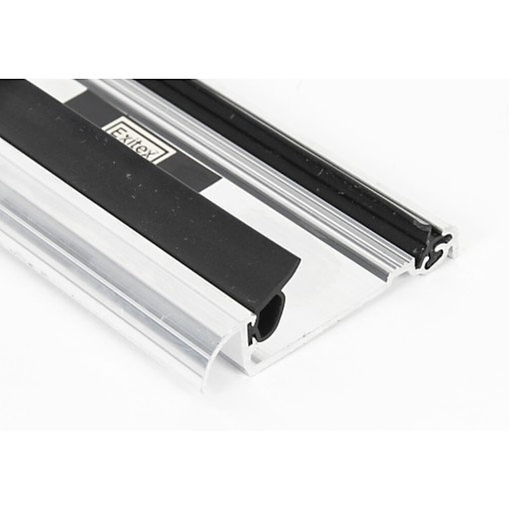 Exitex Macclex 15/2 Aluminium Door Threshold Draught Excluder Cill, 914Mm (36"), Energy Efficient Metal Weatherproof Strip 5051226895692