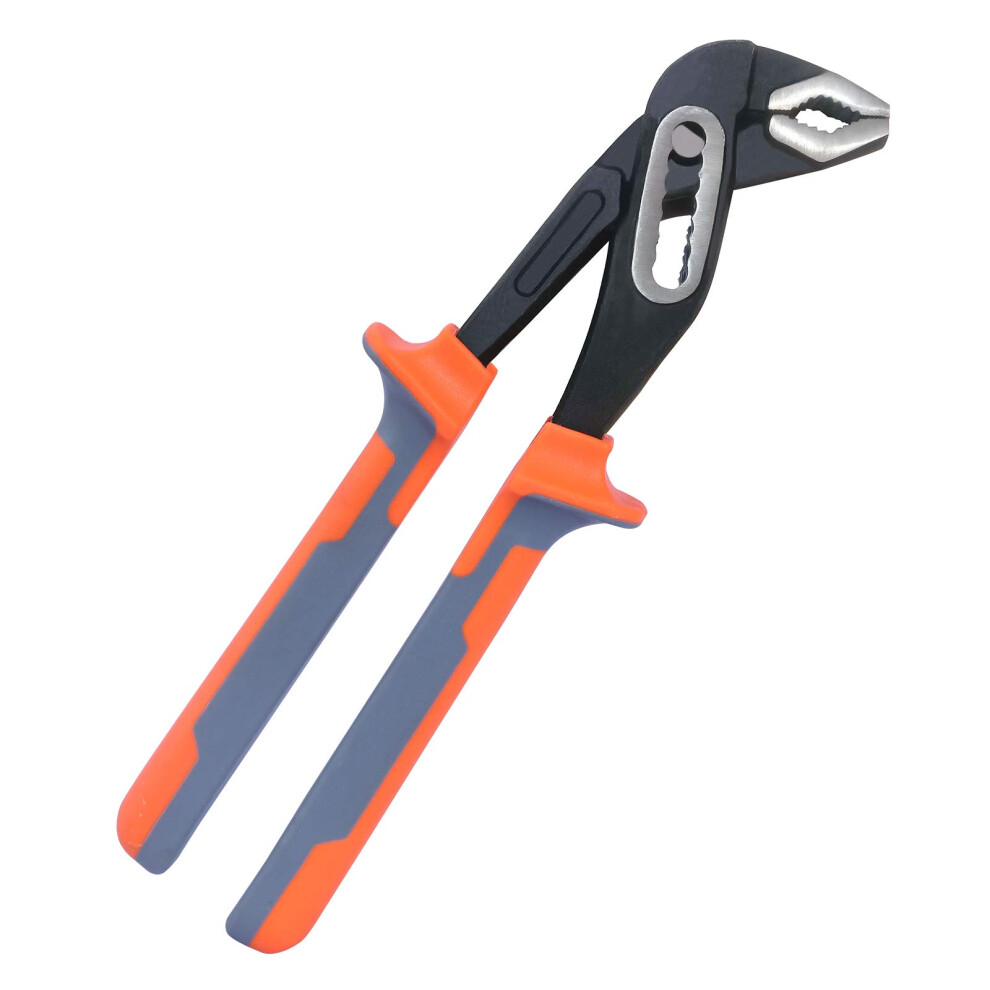 Sharp-Tec Water Pump Pliers 200Mm, Quick Adjustable Pipe Grips, Slip Joint Plumbing Wrench, Tongue And Groove Pliers With Large Jaw Capacity And Non 5009369072517