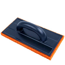 Latex Orange Rubber Sponge Float for Plastering & Rendering, Medium Coarse, 280mm x 140mm (3620)