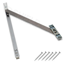 uPVC Door Restrictor Stay with Hold Open Function - 90 Degrees - for uPVC, Aluminium, French & Patio Doors