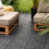 10 Pack Garden Composite Interlocking Decking Tiles Recycled Material 30 x 30cm 1