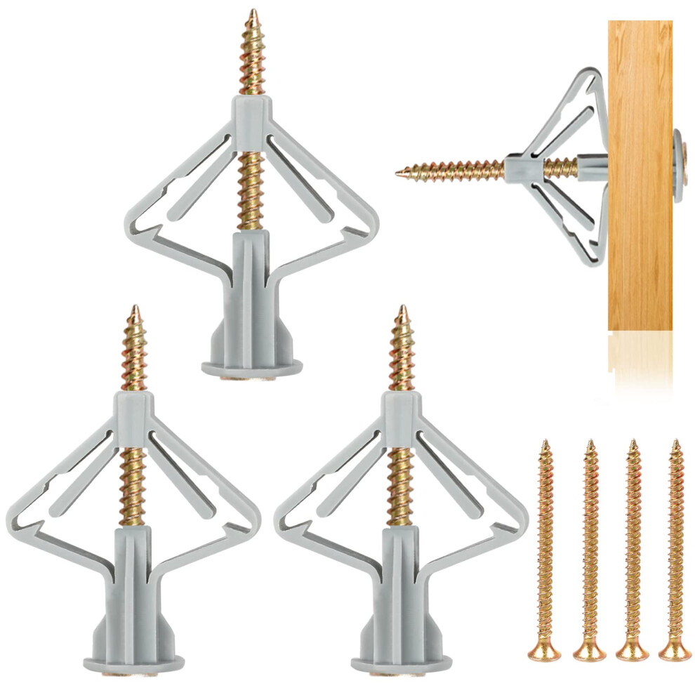 Plasterboard Fixings, Wall Plugs, Universal Plasterboard Plugs With Screws, Drywall Cavity Wall Fixings 5051226954559