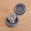 50 x Graphite Grey Hinged Screw Cover Caps Pozi Phillips Pan Head Countersunk 1